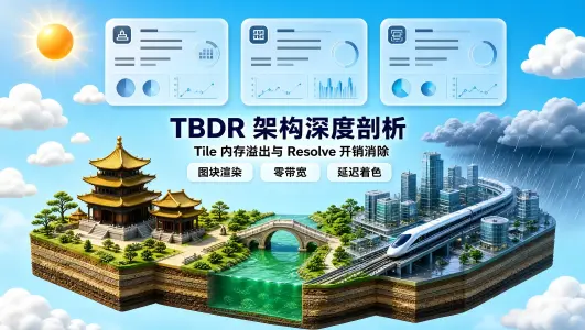移动端 TBDR 架构深度剖析:Tile 内存溢出与 Resolve 开销消除封面图
