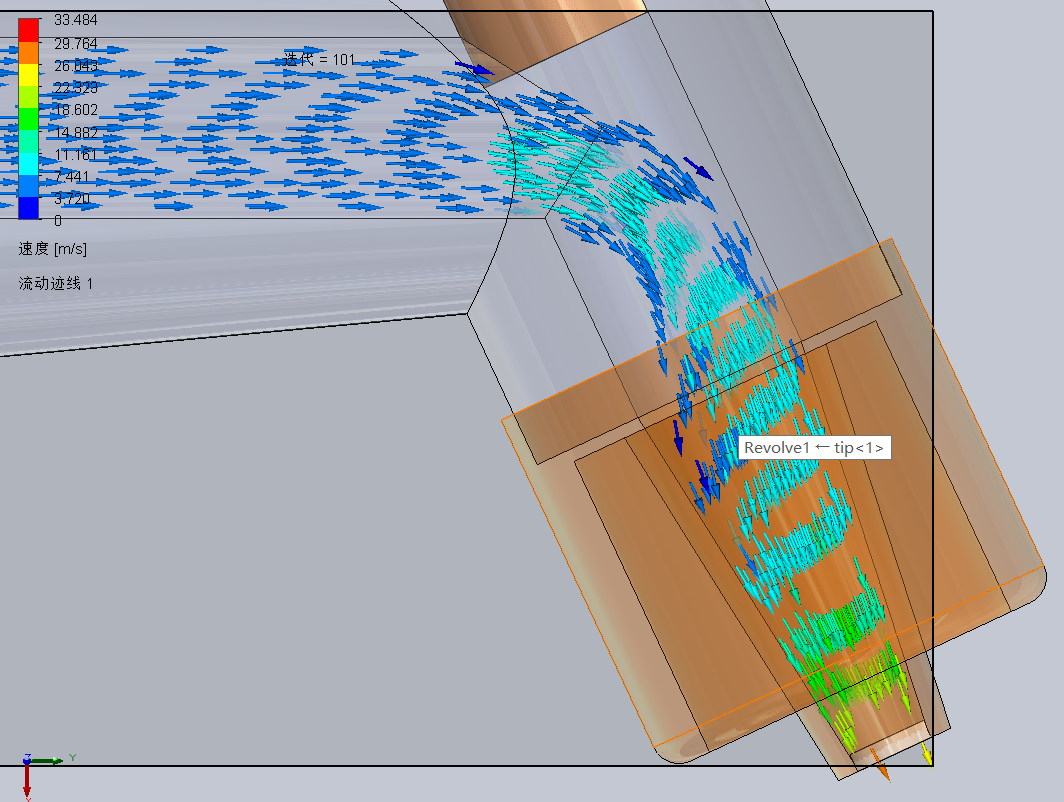 SOLIDWORKS Flow Simulation 分析花园软管喷嘴流出速度_flow simulation 平均速度-CSDN博客