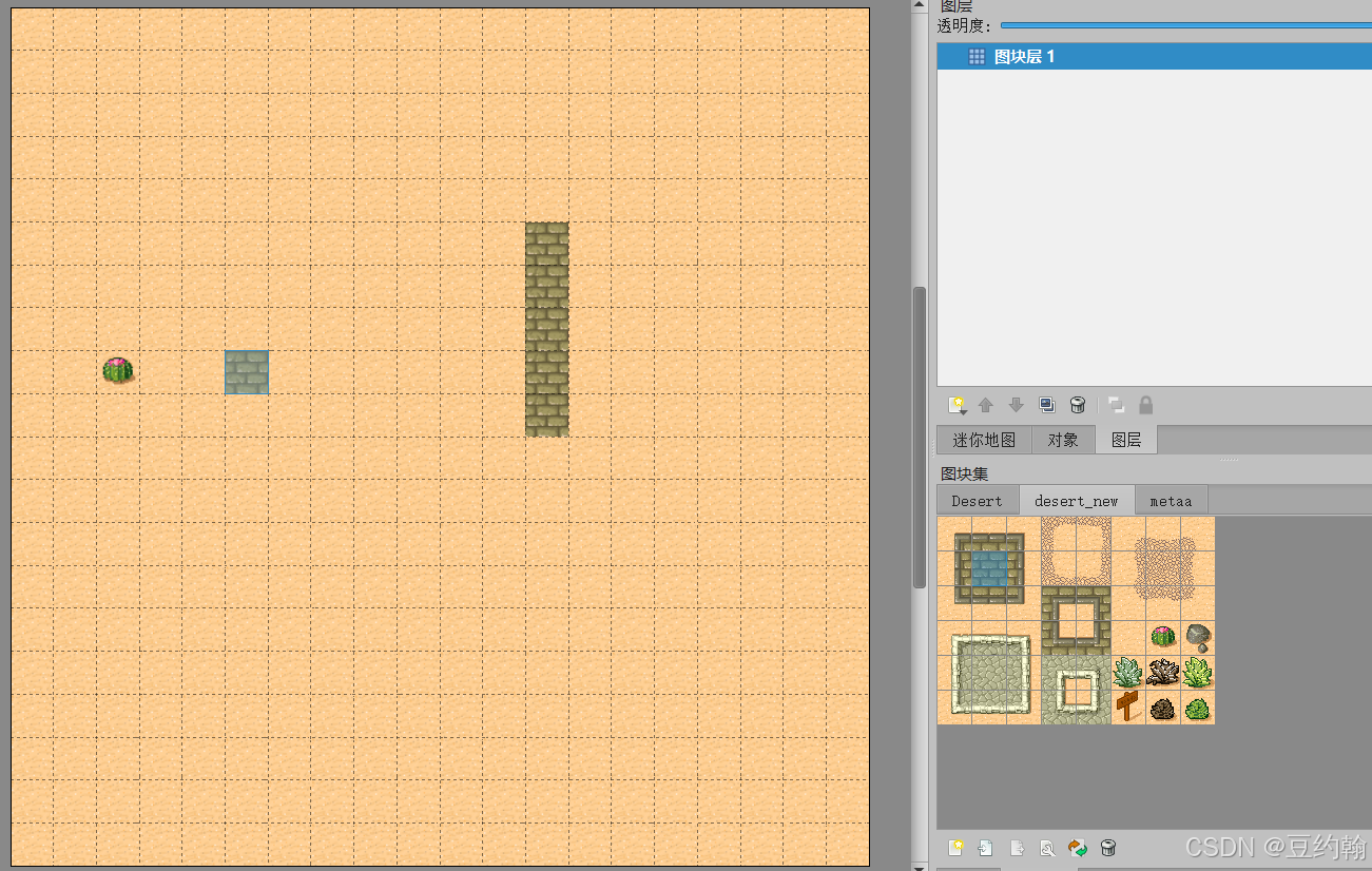 python+pygame+pytmx+map editor开发一个tiled游戏demo 03制作并加载瓦块地图_pygame demo ...