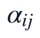 \alpha_{ij}