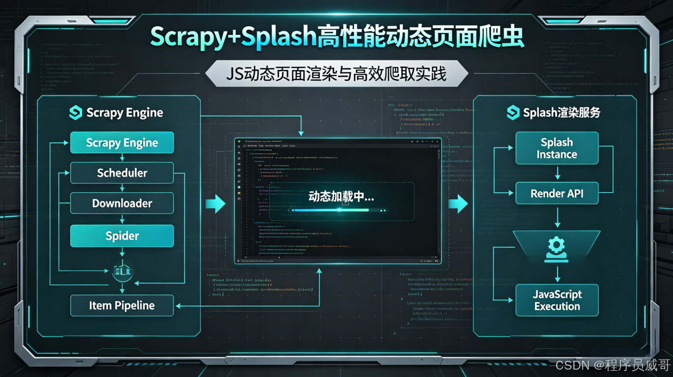 2026实战:Scrapy+Splash构建高性能动态页面爬虫,解决JS渲染难题-CSDN博客