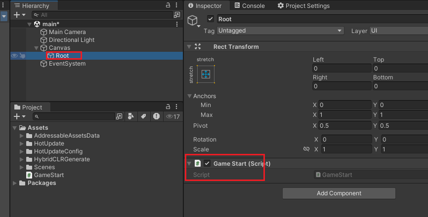 Unity + HybridCLR热更新 实战篇_untiy addressable+hybridclr
