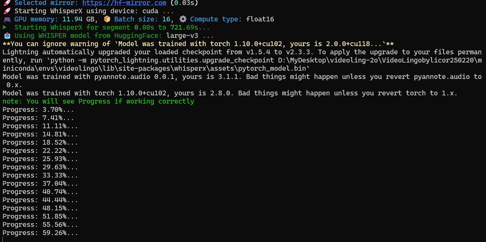 在rtx50系显卡上部署videolingo和gpt sovits的完整指南
