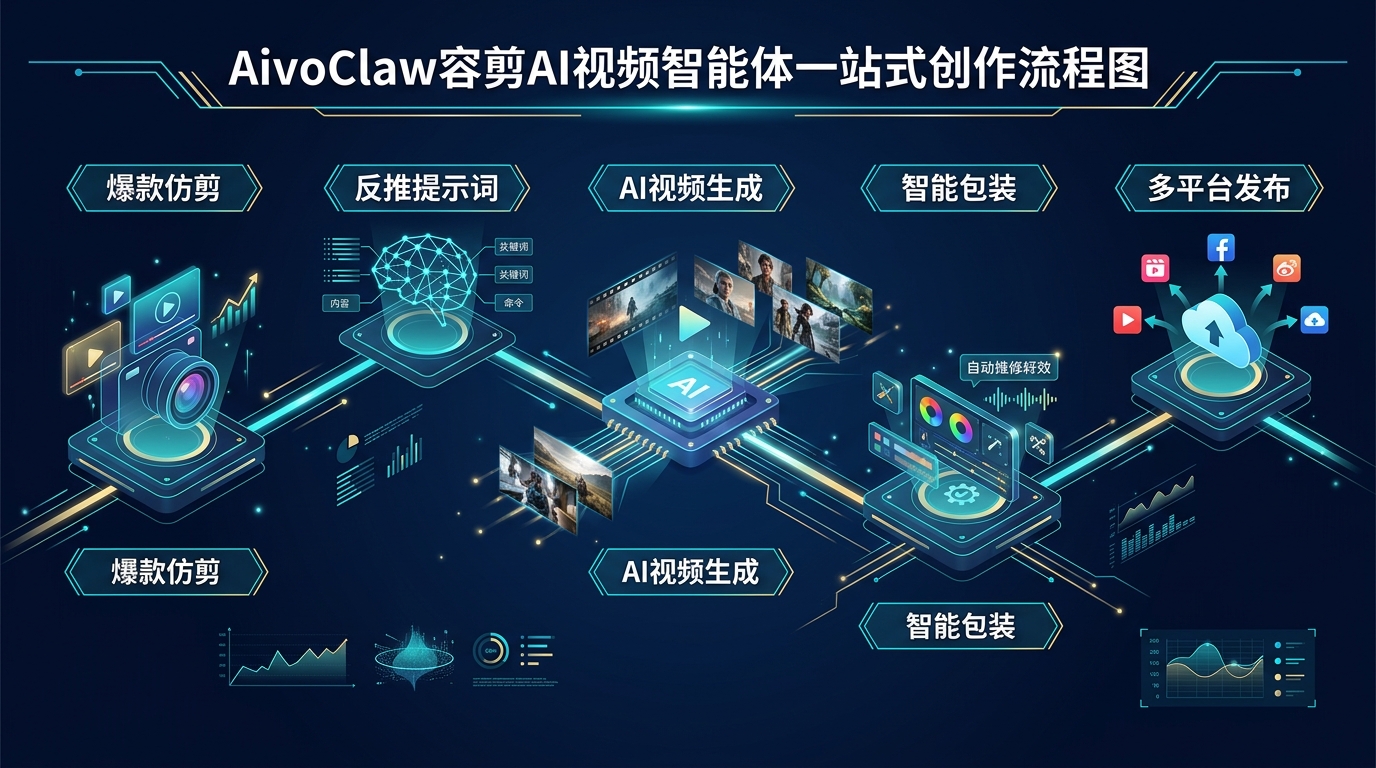 AivoClaw 容剪 AI 视频智能体工作流