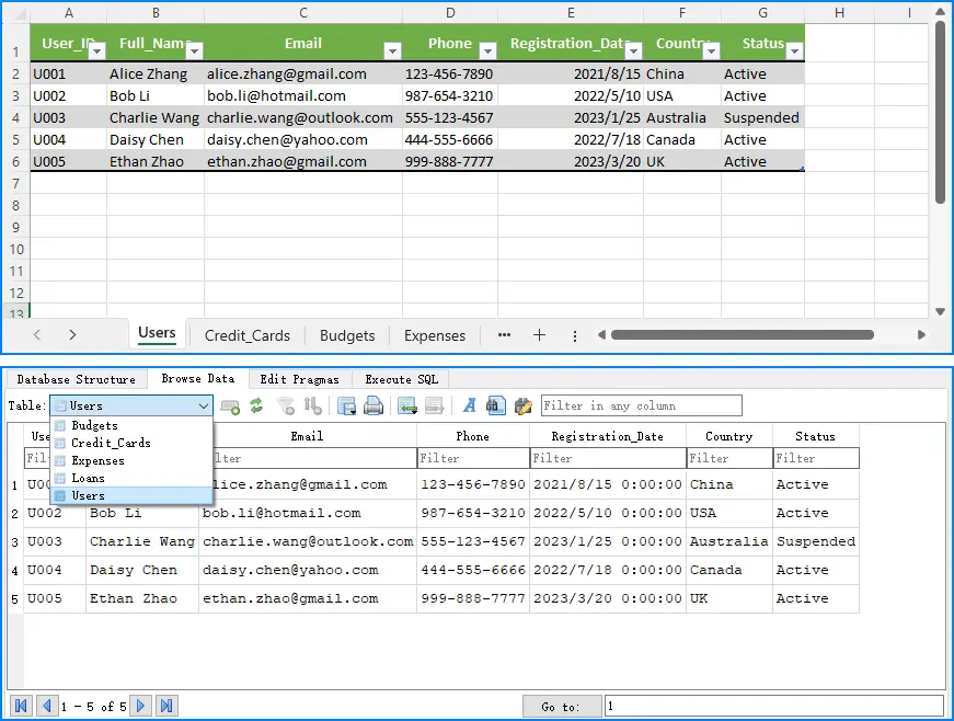 C#导入Excel到SQLite数据库
