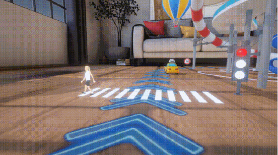 ▲ 图1.3.2  示例红绿灯及避让瞬间