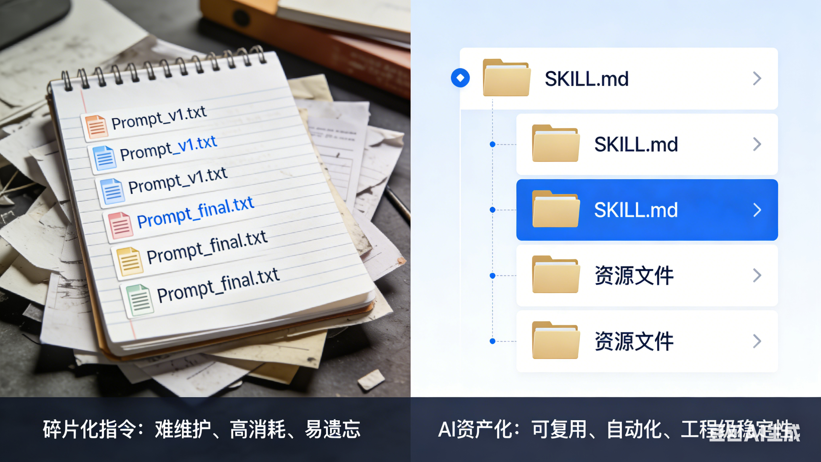 碎片化 vs. 资产化