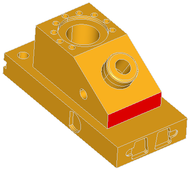 删除孔后,再选择平面