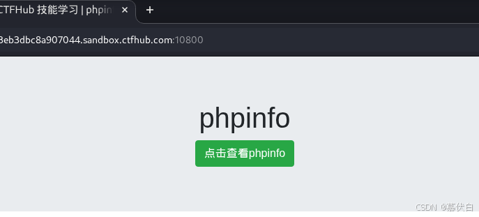phpinfo查看