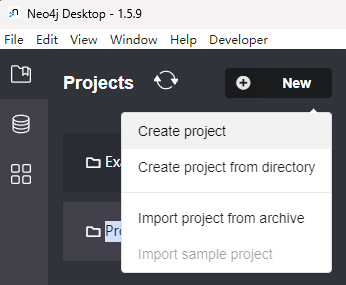 Neo4j Desktop 安装与基本使用