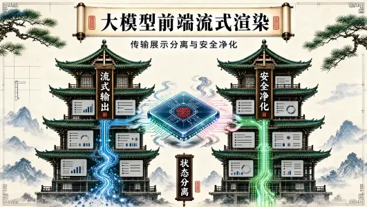 大模型前端流式渲染的实现要点封面图