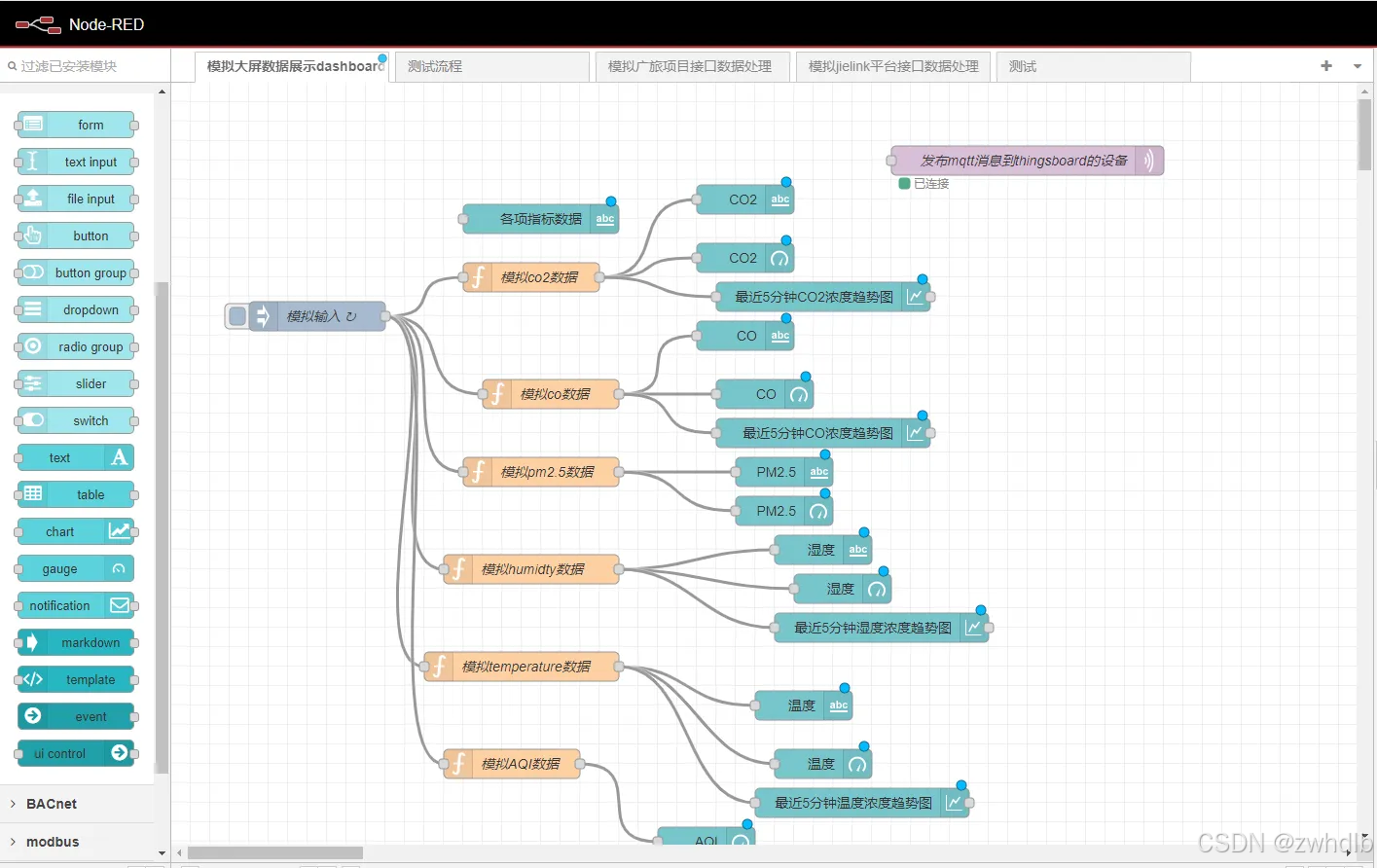 Node-RED学习-自定义webSocket服务端节点