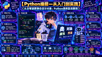 【Python编程—从入门到实践】(从会写函数到会设计对象:Python类的系统教程)封面图