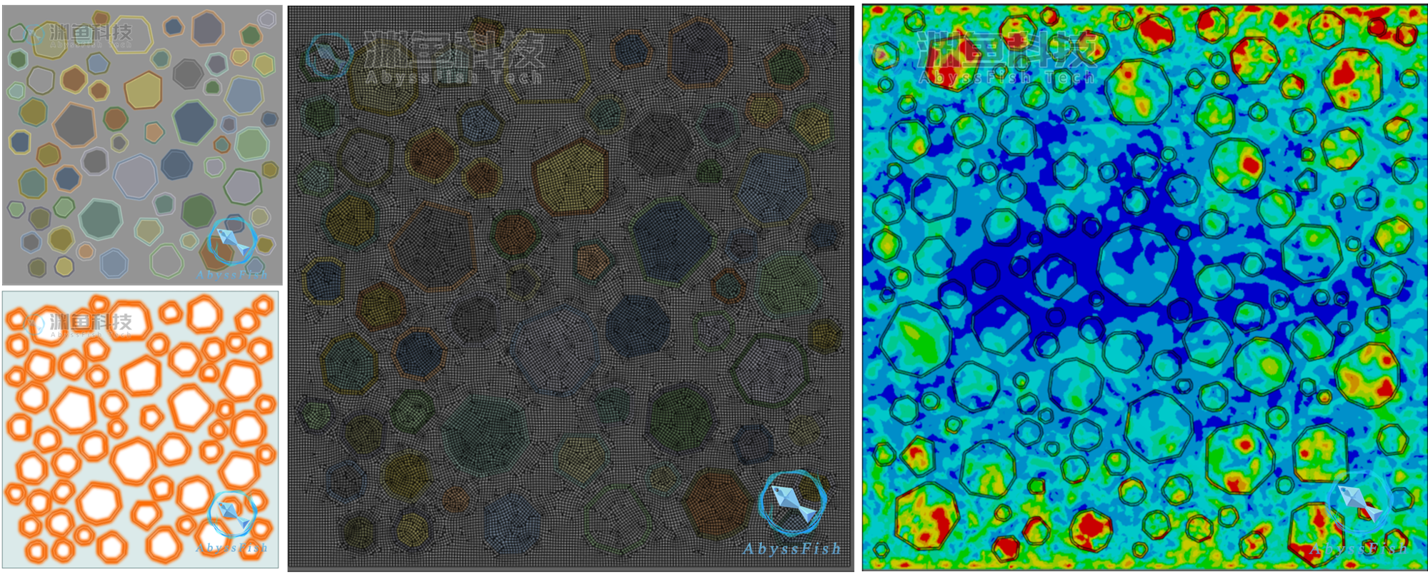ANSYS Workbench混凝土多边形骨料及界面层模型