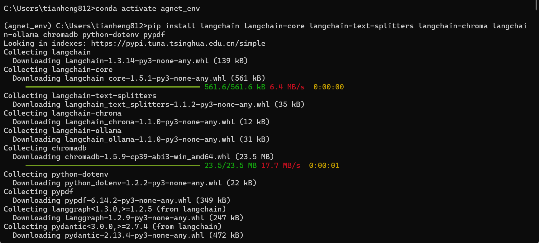 Windows 环境 LangChain 完整搭建教程（适配新版LangChain + Ollama本地大模型）_windows_天燹-亚马逊 ...