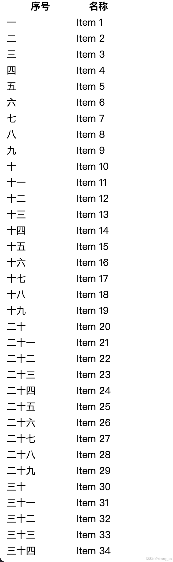 Table 列表 序号列 数字转为中文_前端 想要table序号转成大写数字-CSDN博客