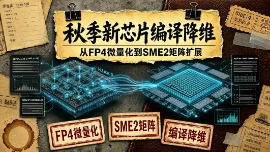 秋季新芯片架构适配:从 Blackwell NVLink-5 到苹果 M4 编译优化封面图