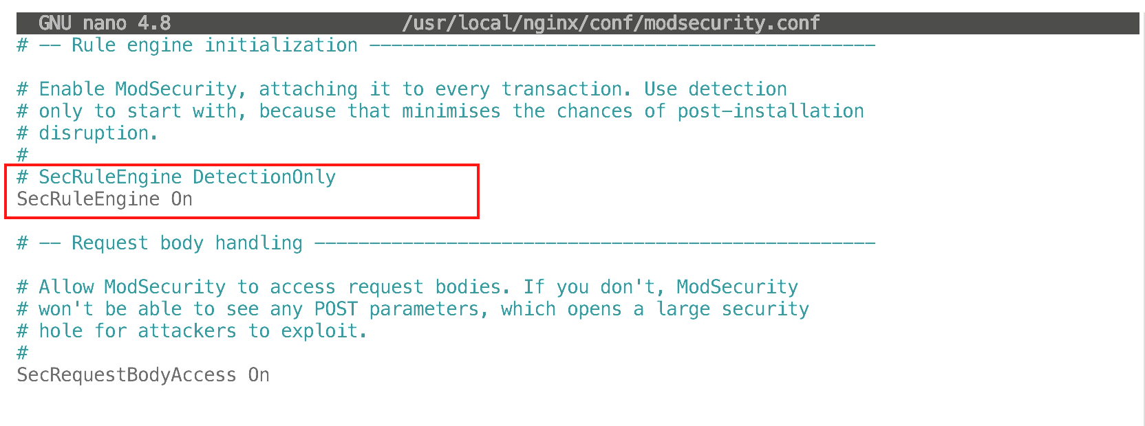 开源WAF--ModSecurity编译安装教程（Ubuntu20.04，Nginx）_modsecurity安装