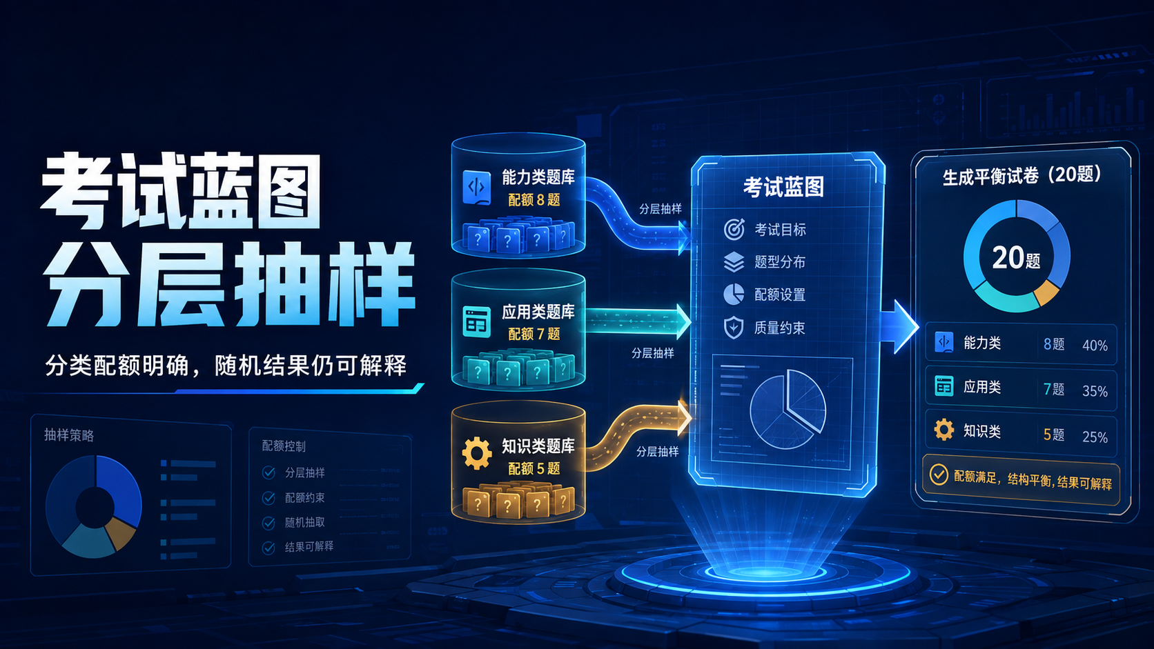 考试蓝图分层抽样封面