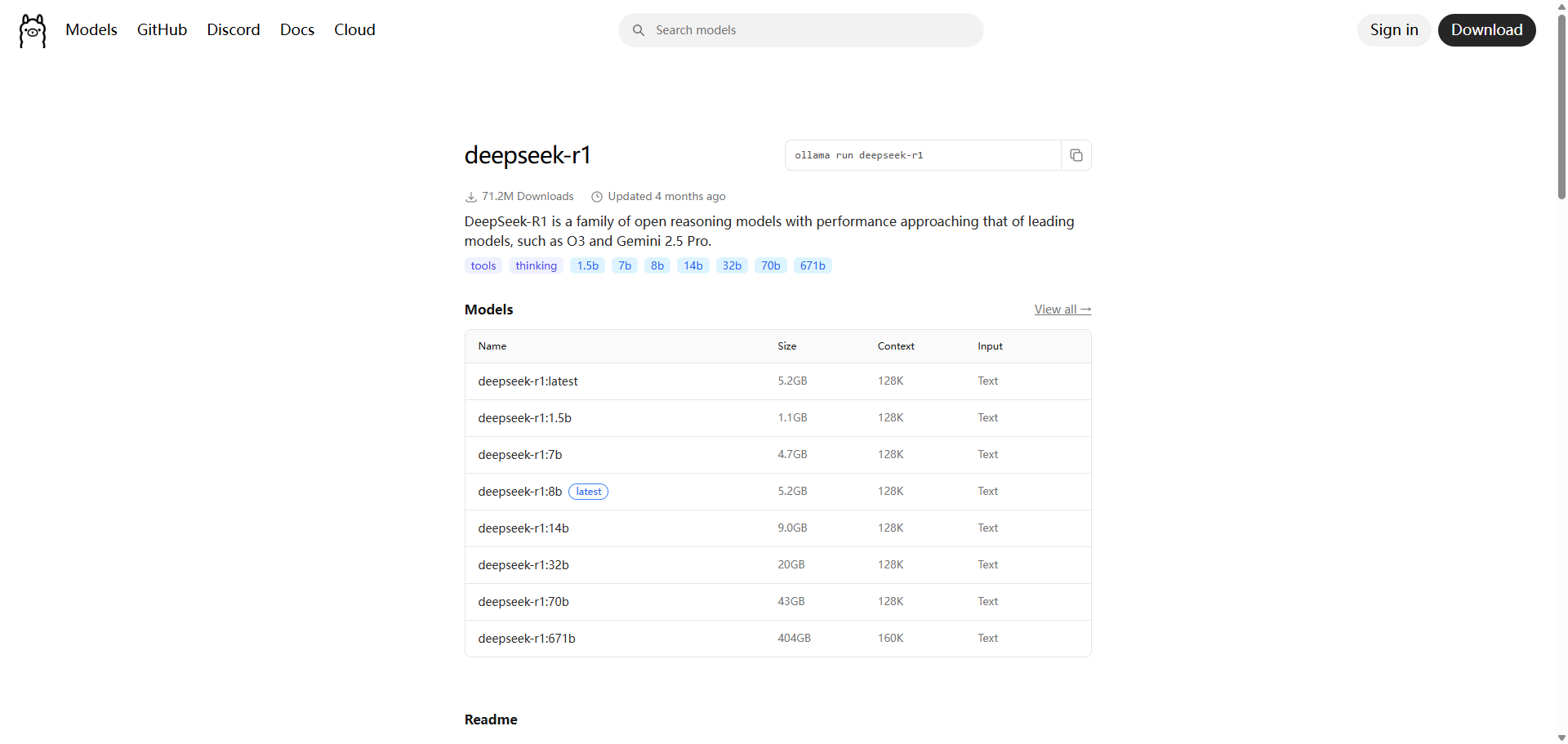 Deepseek R1模型