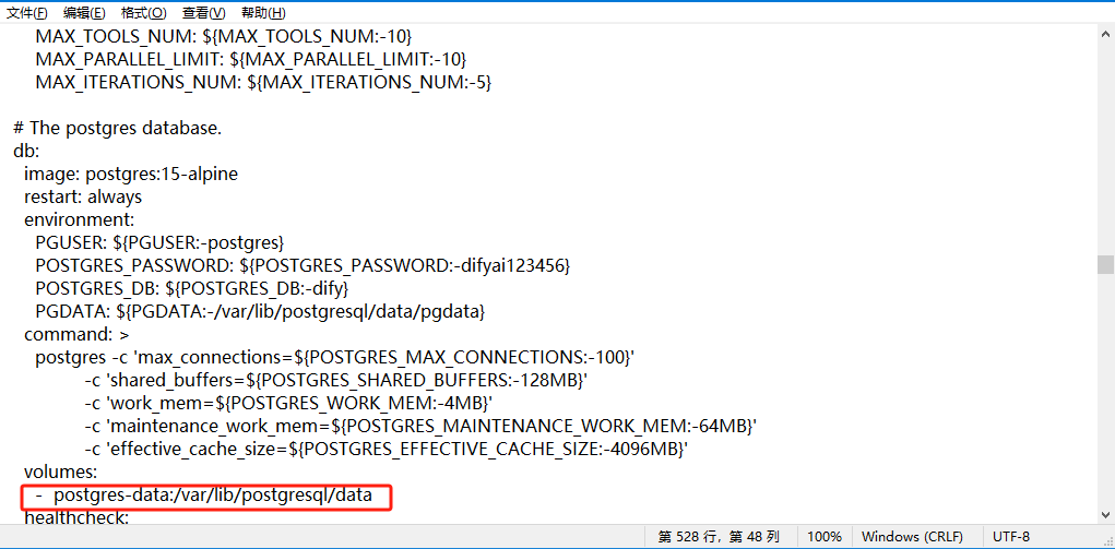 DIFY下载好，docker-db-1 无法正常 启动，总是重启 Restarting_container docker-db-1 is unhealthy