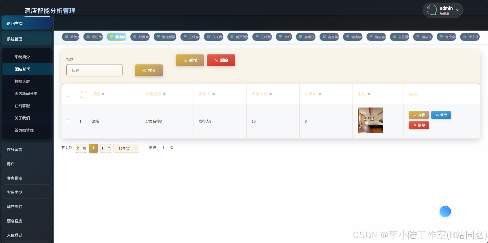 基于Django的酒店预定住宿管理平台设计与实现(源码+文档+部署讲解等)-CSDN博客