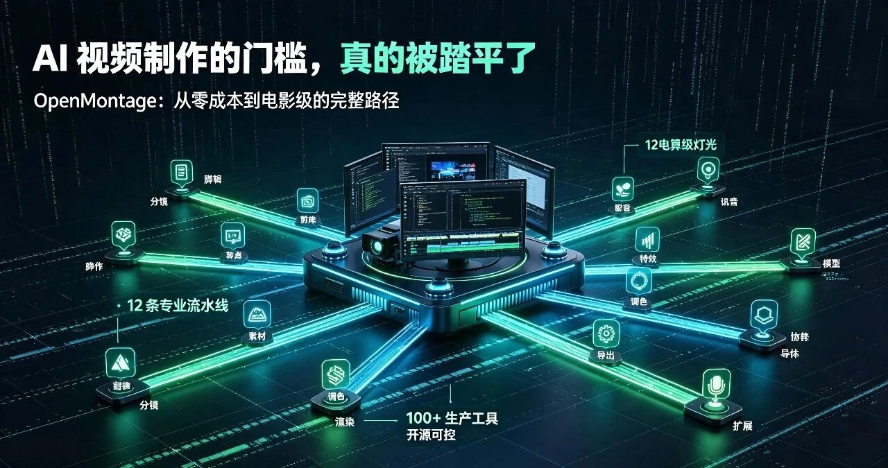 OpenMontage的多管线与多工具Agent架构