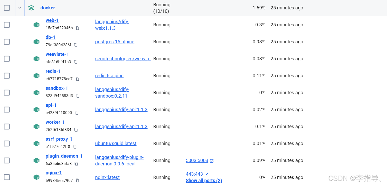 dify用 docker compose 部署后Docker Desktop中 postgres:15-alpine 报错； 以及每次重启Docker后Dify都被初始化问题