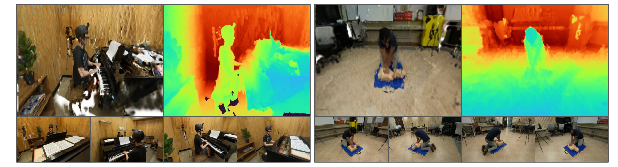Dynamic Scene Reconstruction from Sparse Views