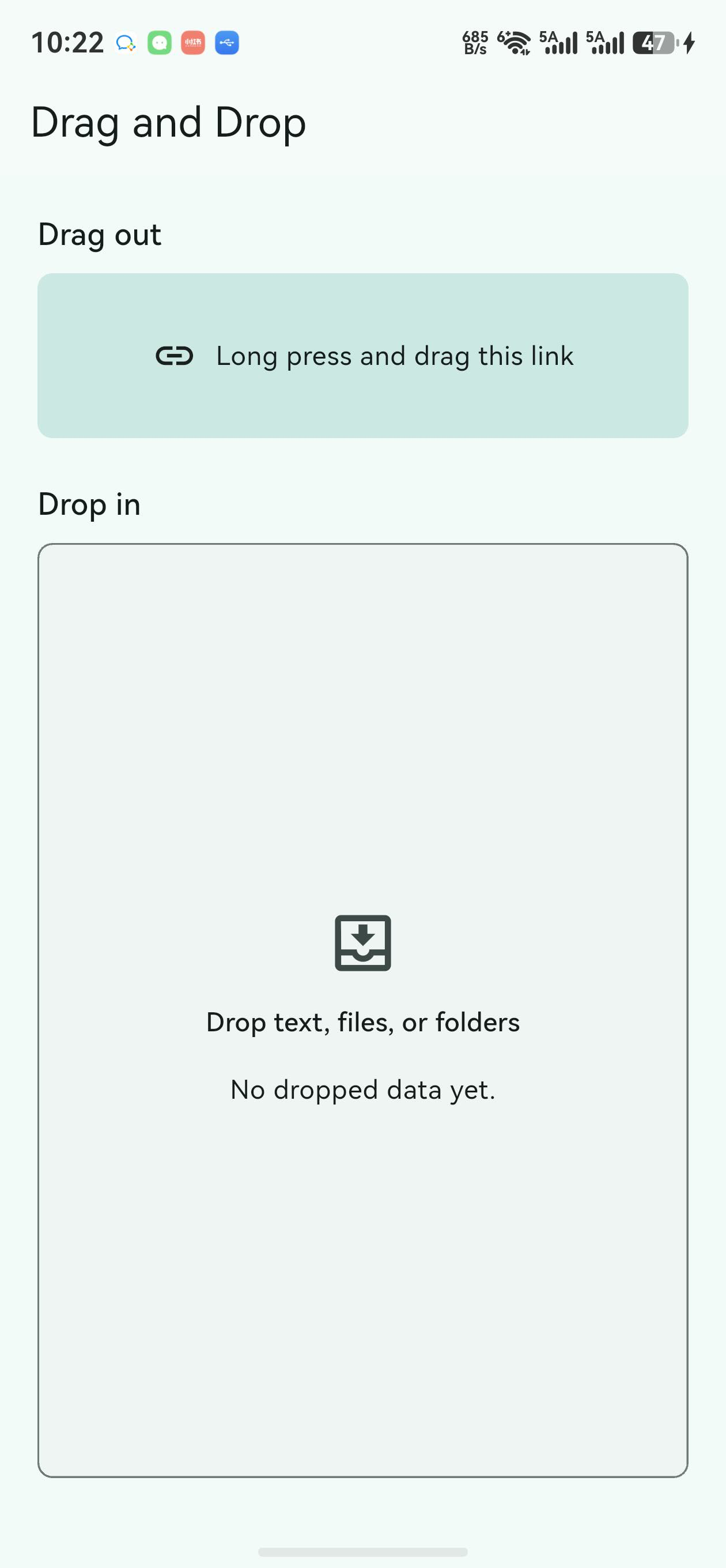 drag_and_drop_flutter 鸿蒙真机：拖放区域