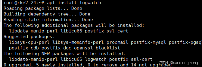 logwatch 命令介绍和使用案例-CSDN博客