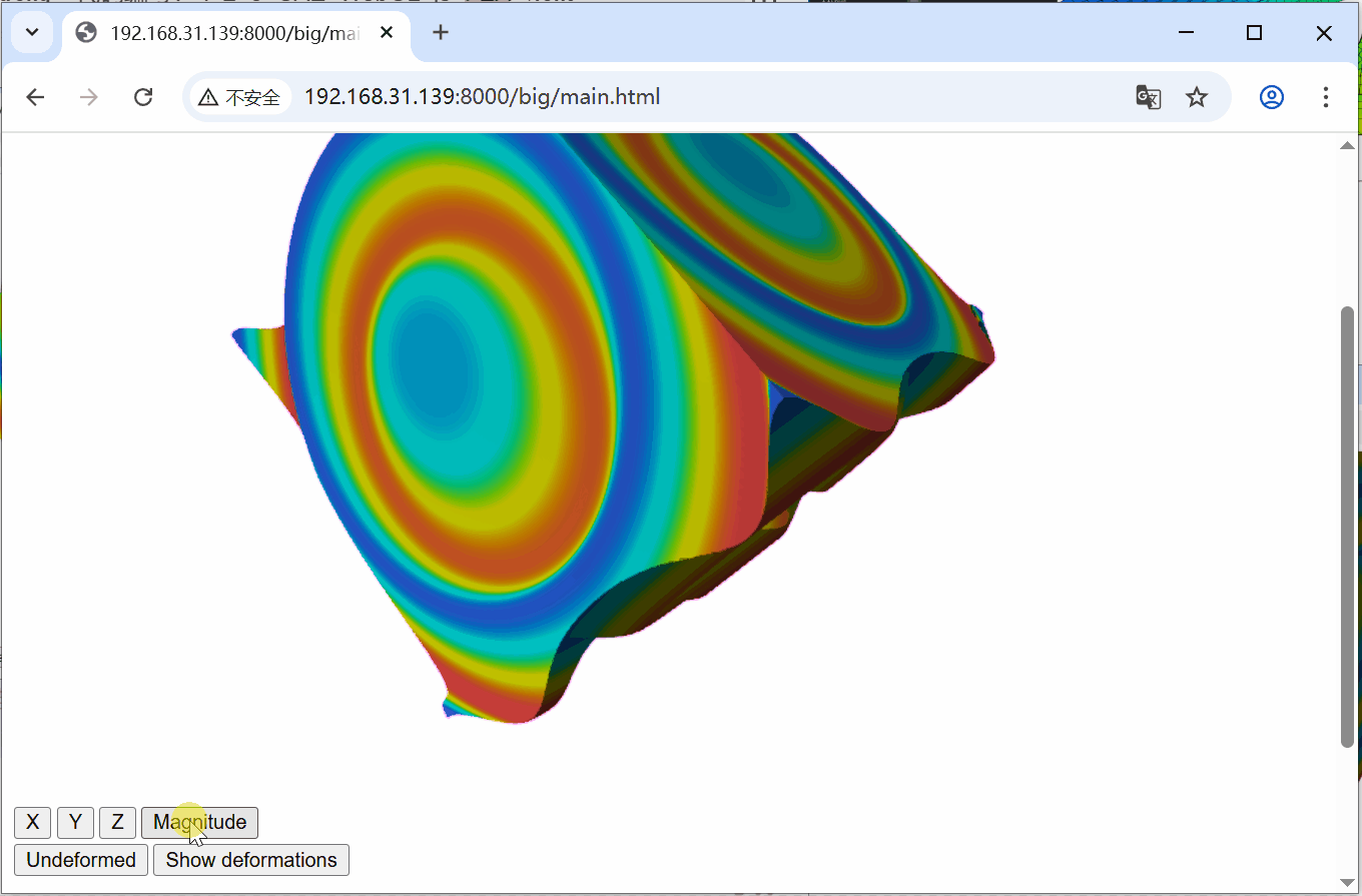 【小沐杂货铺】基于Three.JS绘制云图/热力图/CAE物理场渲染（Three.JS、WebGL、CAE、heatmap）_ue 温度3d ...