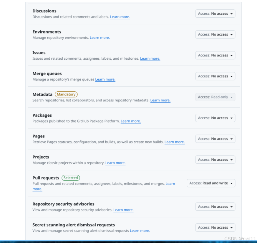 *(在此处插入截图：Subscribe to events 设置页面)*