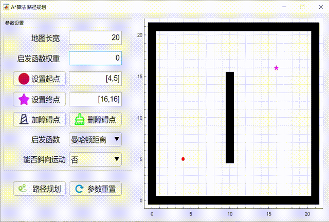Matlab appdesigner 路径规划