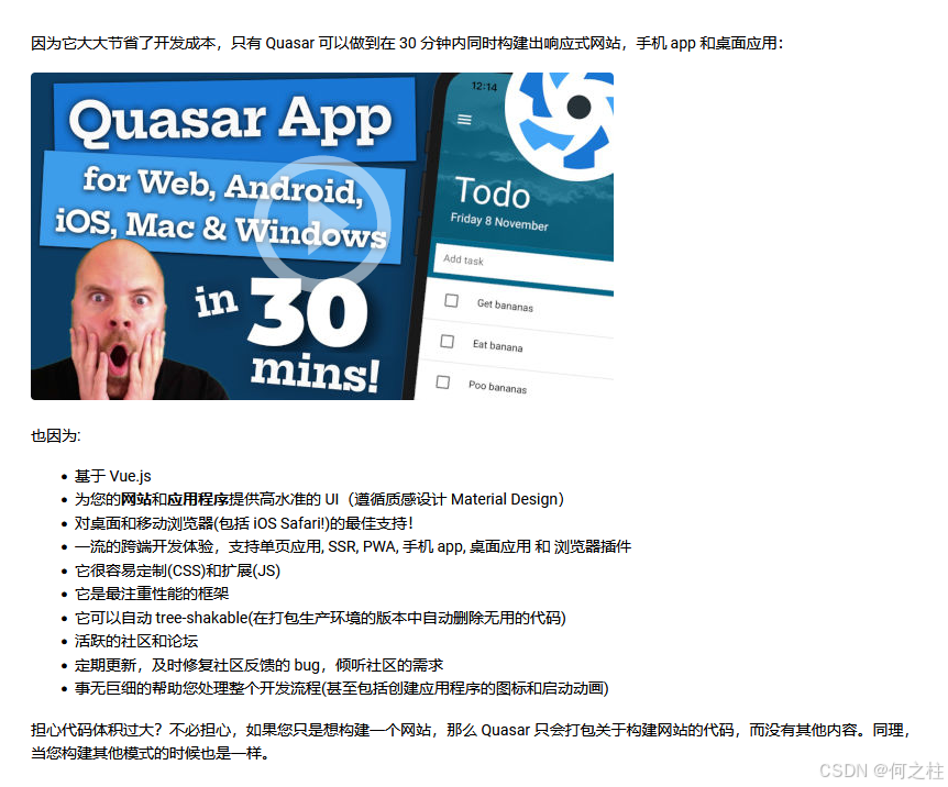 Quasar 推荐