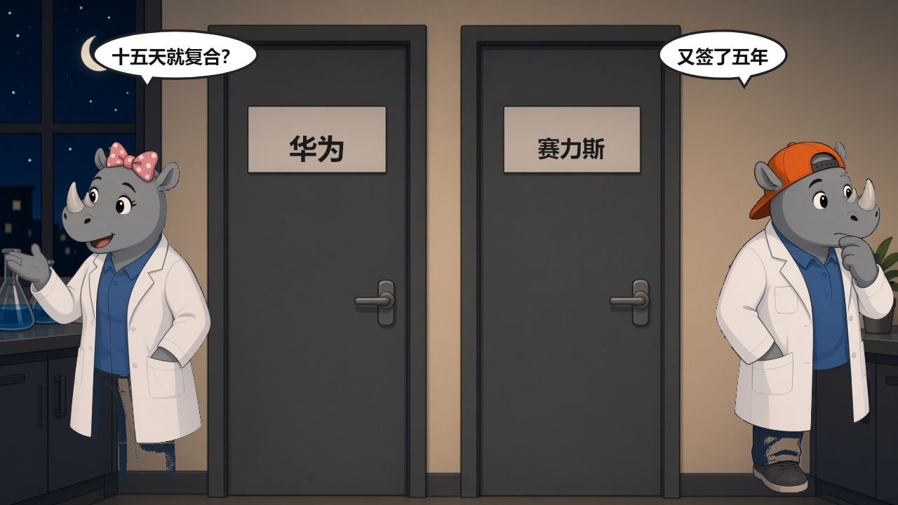 女犀牛问品牌现在归谁，男犀牛说塞力斯主导