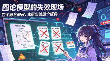 图论模型的失效现场:四个隐含假设,我用实验逐个证伪封面图