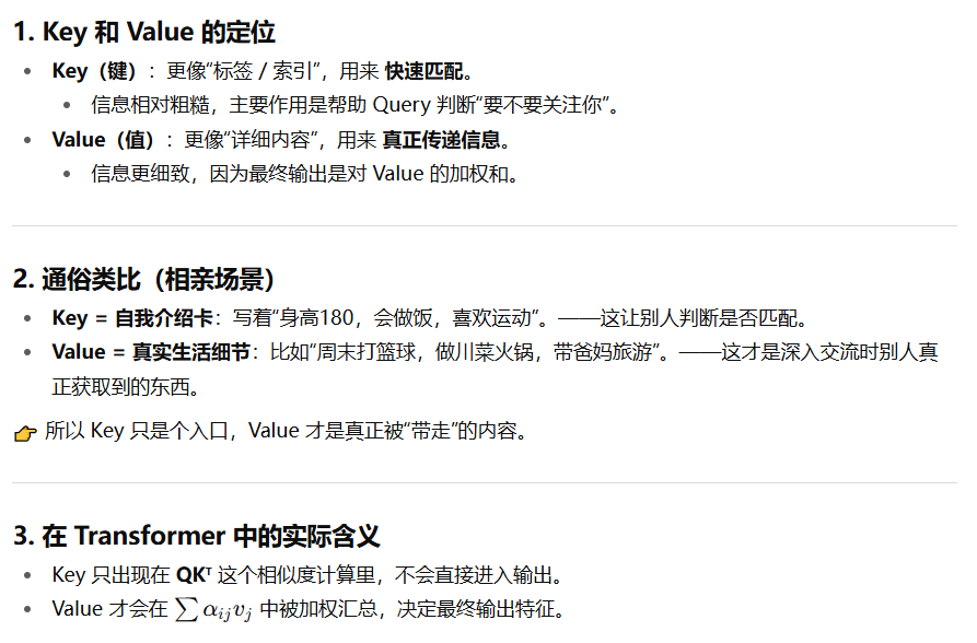在transformer中,以相亲为通俗举例,解释Query、Key、Value。举例要贴近现实。_相亲解释transformer-CSDN博客