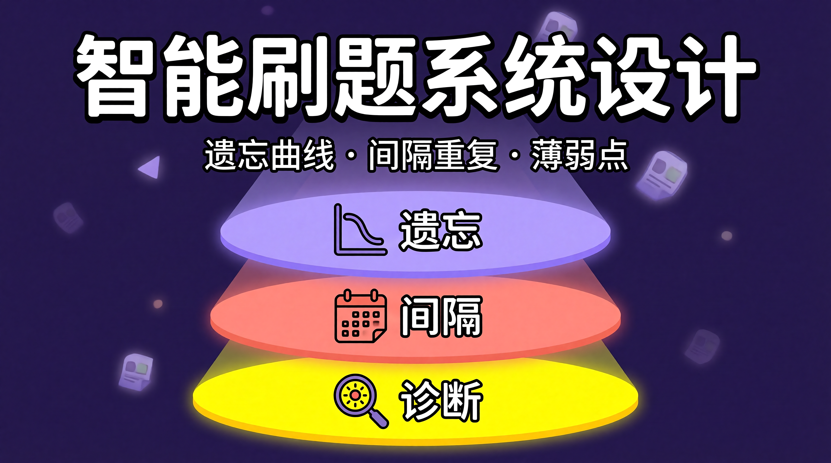 智能刷题系统设计：基于遗忘曲线的间隔重复与薄弱点诊断_算法_cannonjinx-AtomGit开源社区