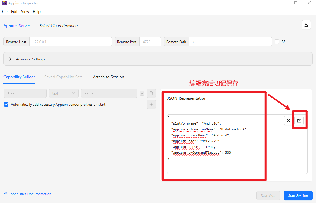 Android 15 ：如何使用 Appium Inspector 抓取 UI 层级（最完整踩坑指南）_androidstudio抓当前app ...