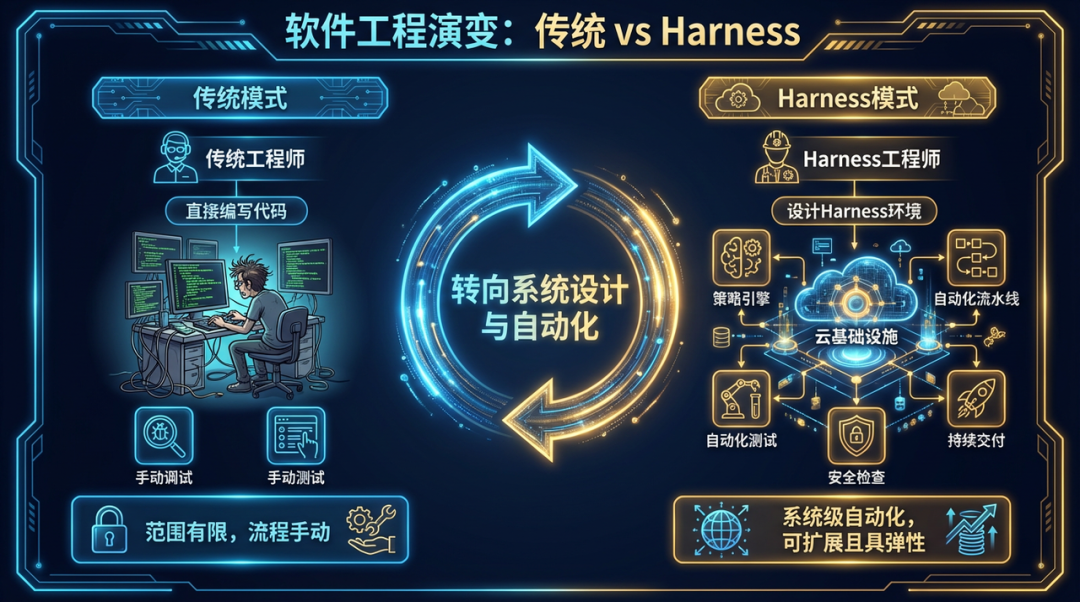 传统AI与Harness工程