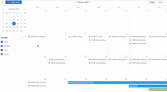 DHTMLX Event Calendar 2.3.2_dthml 日历组件-CSDN博客