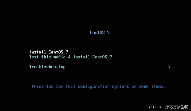 CentoS 7安装和配置_centos7