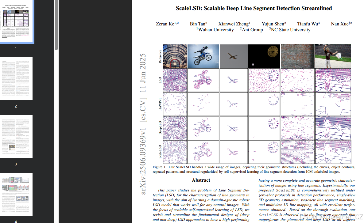 ScaleLSD: Scalable Deep Line Segment Detection Streamlined——高效可扩展的深度线段 ...