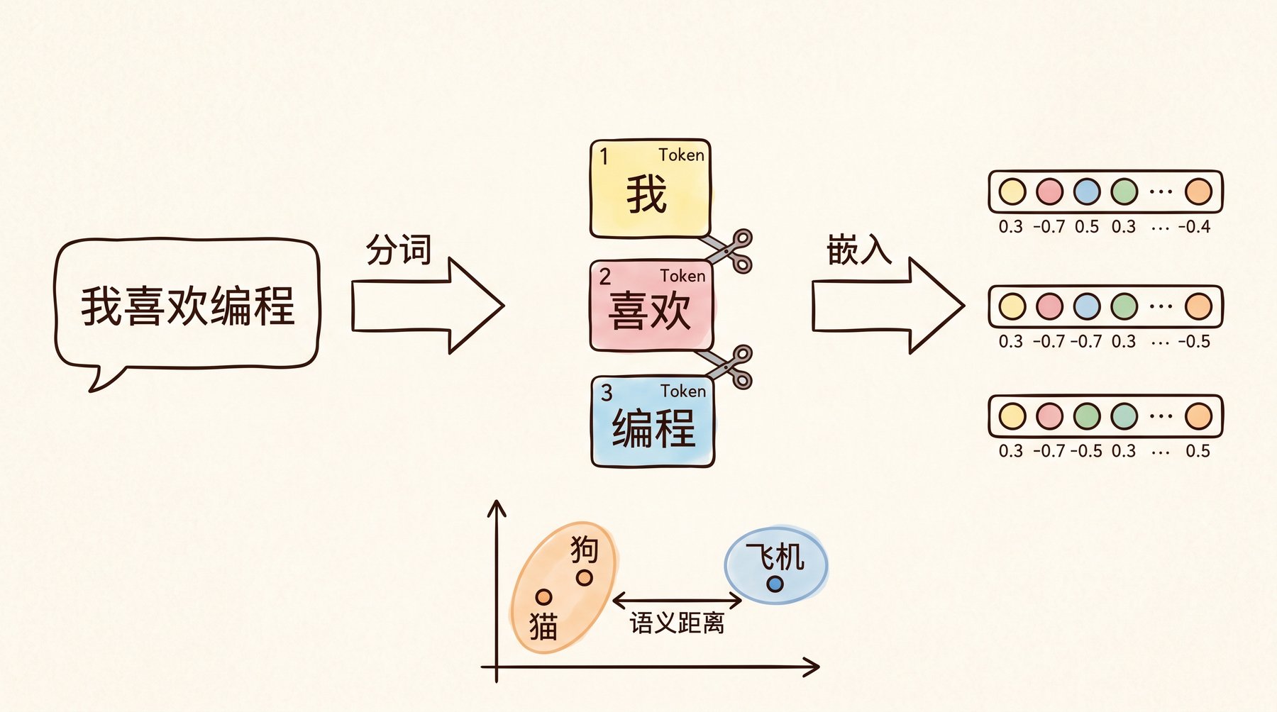 分词和嵌入