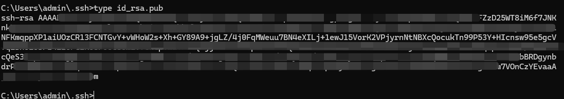 获取ssh key公钥内容