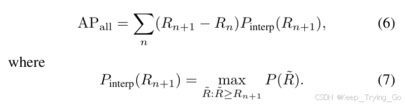 Map Formula Machine Learning 目标检测算法中的MAP计算方式以及代码详解_map计算代码-CSDN博客