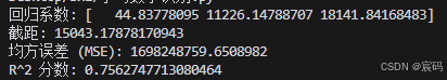 线性回归结果2