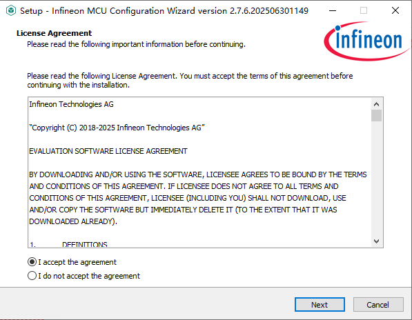 安装Infineon MCU Configuration Wizard-4