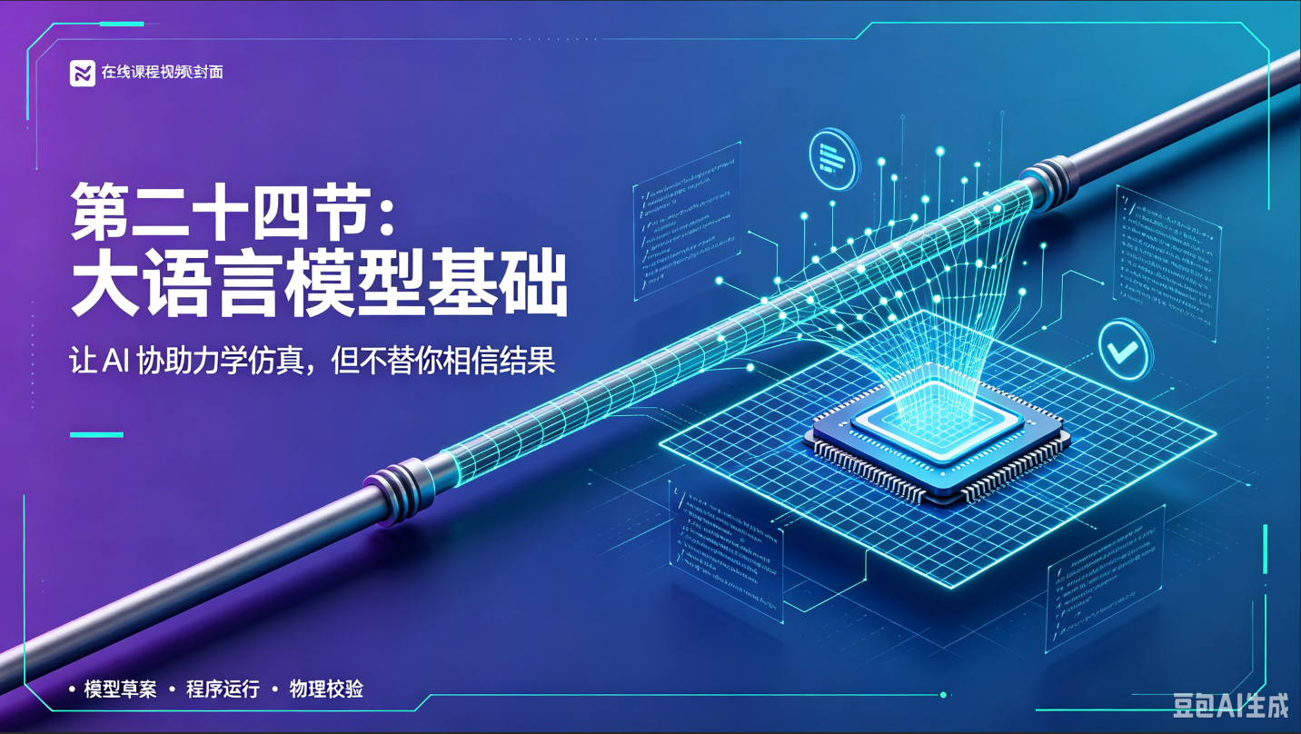 【零基础学智能仿真-24】大语言模型基础——让 AI 协助力学仿真，但不替你相信结果-CSDN博客